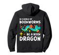 World Bookworms Be Book Dragon Librarian Hoodie - Trendy Graphic Men Women - T-Shirt, Sweatshirt, Hoodie