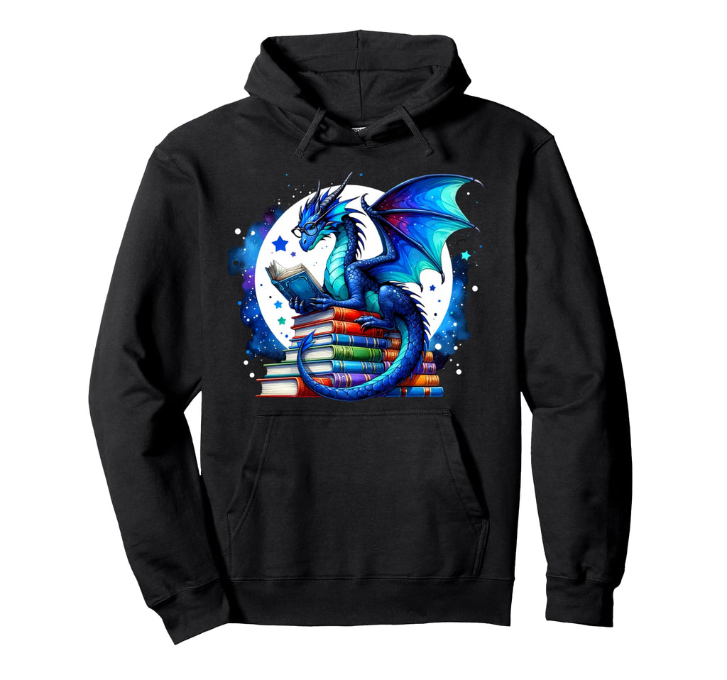 Funny Bookworm Book Dragon Im Book Dragon Hoodie - Graphic Print Unisex - T-Shirt, Sweatshirt, Hoodie