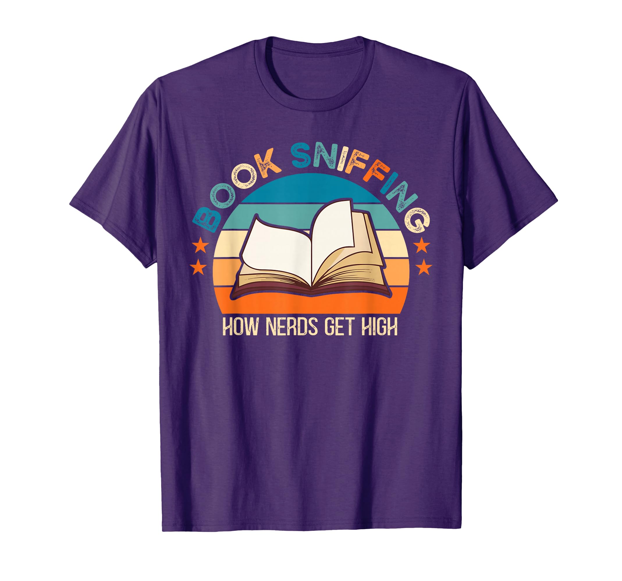 Book Sniffing How Nerds Get High Book T-Shirt - Trendy Graphic Unisex - T-Shirt, Sweatshirt, Hoodie