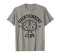 Overthinkers Club Established 1990 T-Shirt - Fun Novelty Design Men Women - T-Shirt, Sweatshirt, Hoodie