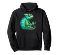 Meditation Chameleon Yoga Pose Relaxing Hoodie - Graphic Print Unisex - T-Shirt, Sweatshirt, Hoodie