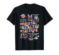 Mental Health Matters Human Brain T-Shirt - Graphic Print for Adults - T-Shirt, Sweatshirt, Hoodie