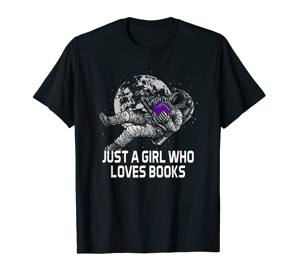 Just Who Loves Books Funny Reading T-Shirt - Minimalist Print for Adults - T-Shirt, Sweatshirt, Hoodie