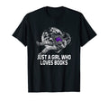 Just Who Loves Books Funny Reading T-Shirt - Minimalist Print for Adults - T-Shirt, Sweatshirt, Hoodie