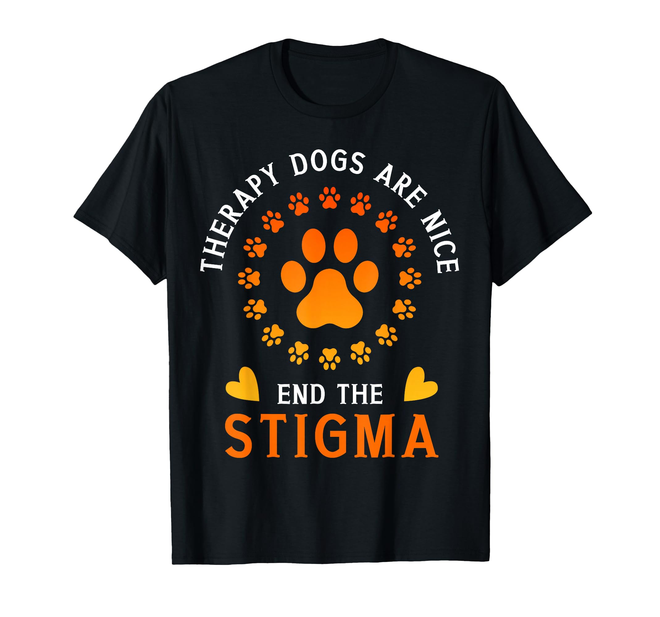 Service Dog Therapy Dogs Are Nice T-Shirt - Minimalist Print Unisex - T-Shirt, Sweatshirt, Hoodie