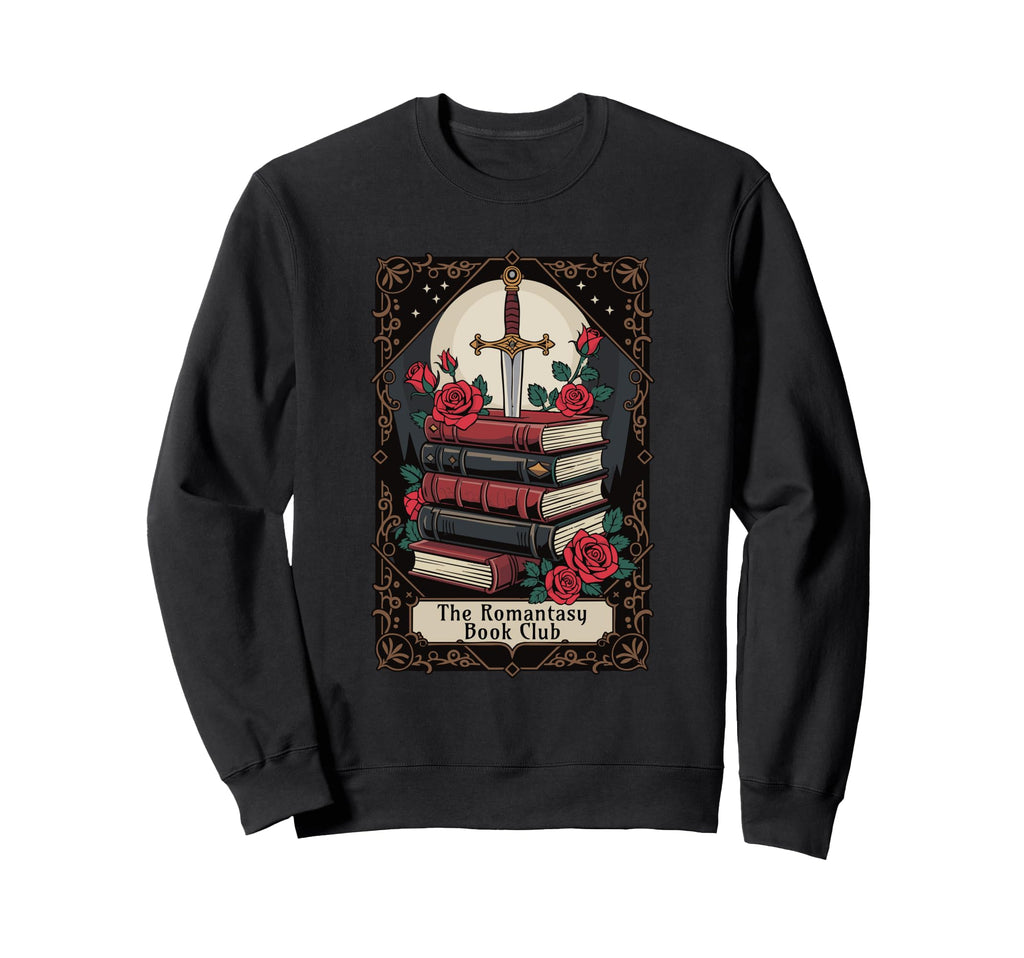 Romantasy Book Club Tarot Card Sweatshirt - Graphic Print for Adults - T-Shirt, Sweatshirt, Hoodie