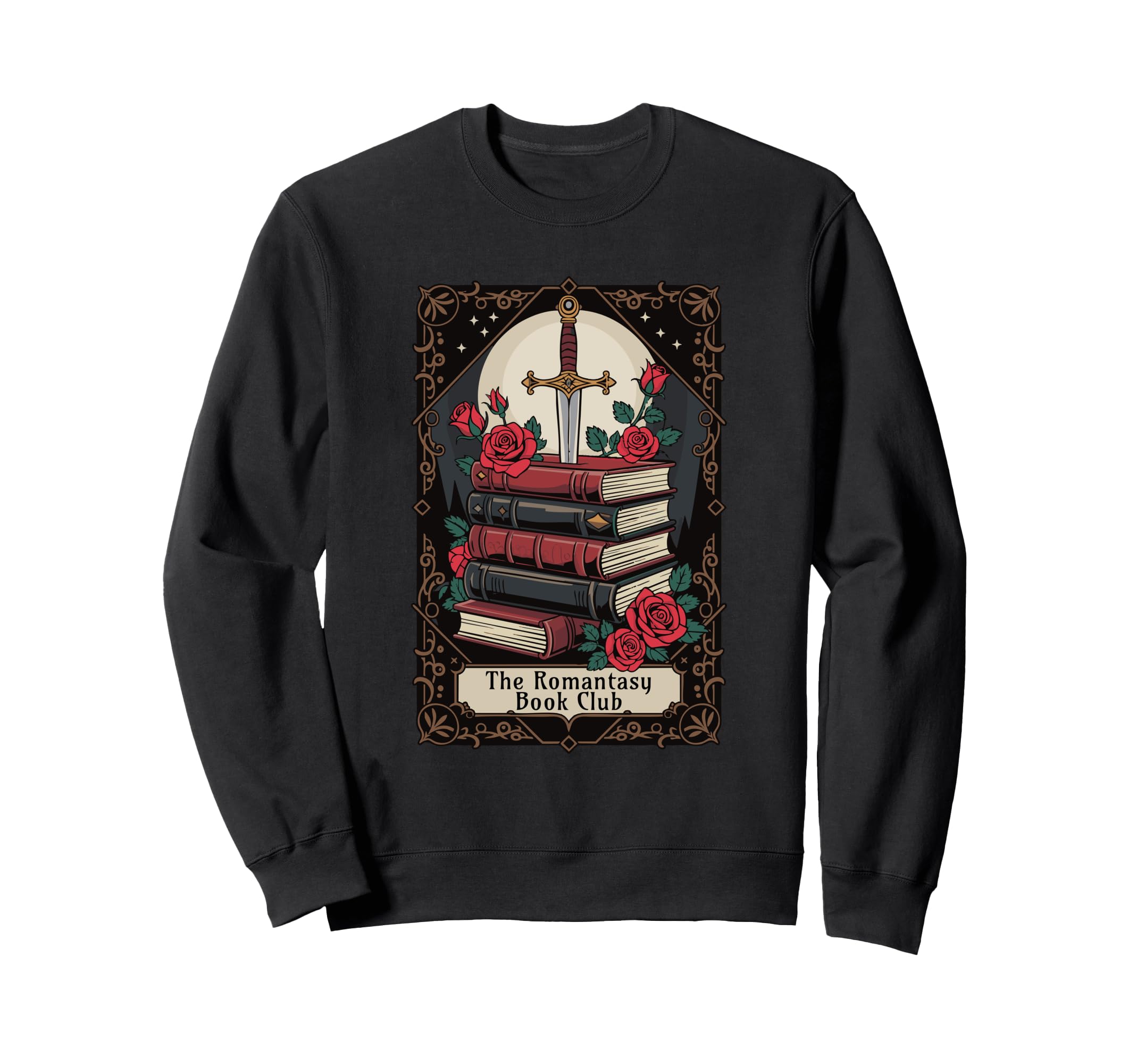 Romantasy Book Club Tarot Card Sweatshirt - Graphic Print for Adults - T-Shirt, Sweatshirt, Hoodie