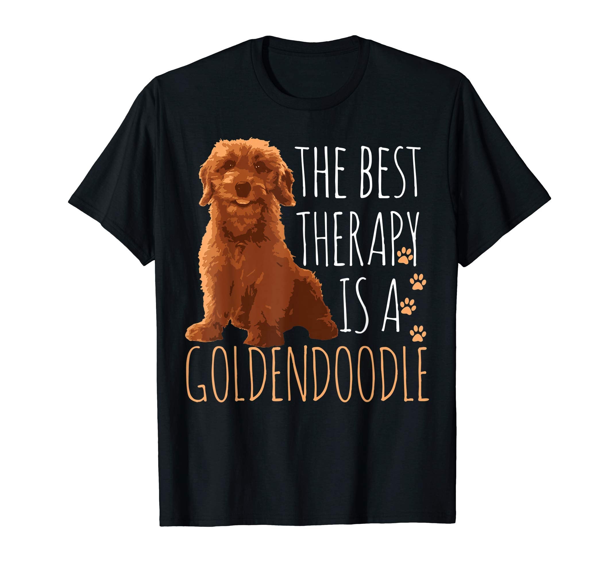 Goldendoodles Are Best Therapy Doodle T-Shirt - Custom Art Print Men Women - T-Shirt, Sweatshirt, Hoodie