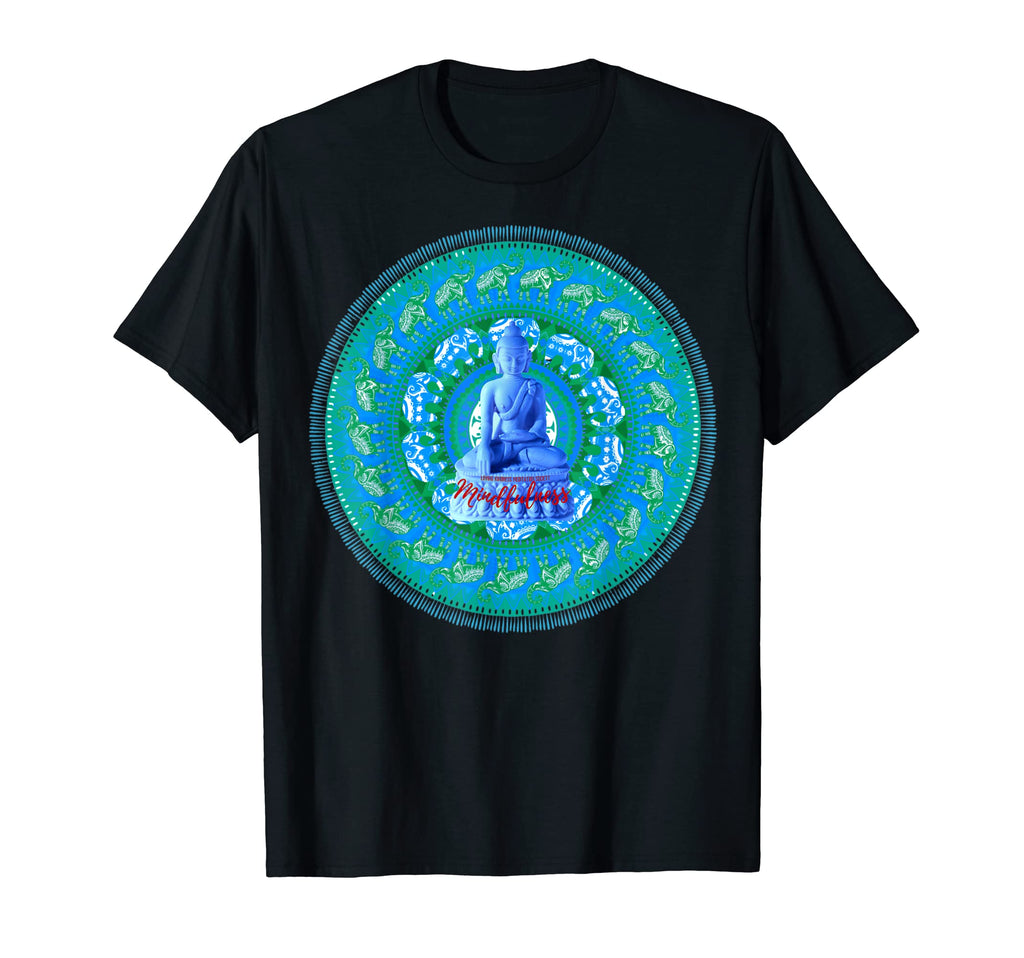 Mindfulness Buddha Spiritual Yoga Loving T-Shirt - Unique Graphic Unisex - T-Shirt, Sweatshirt, Hoodie