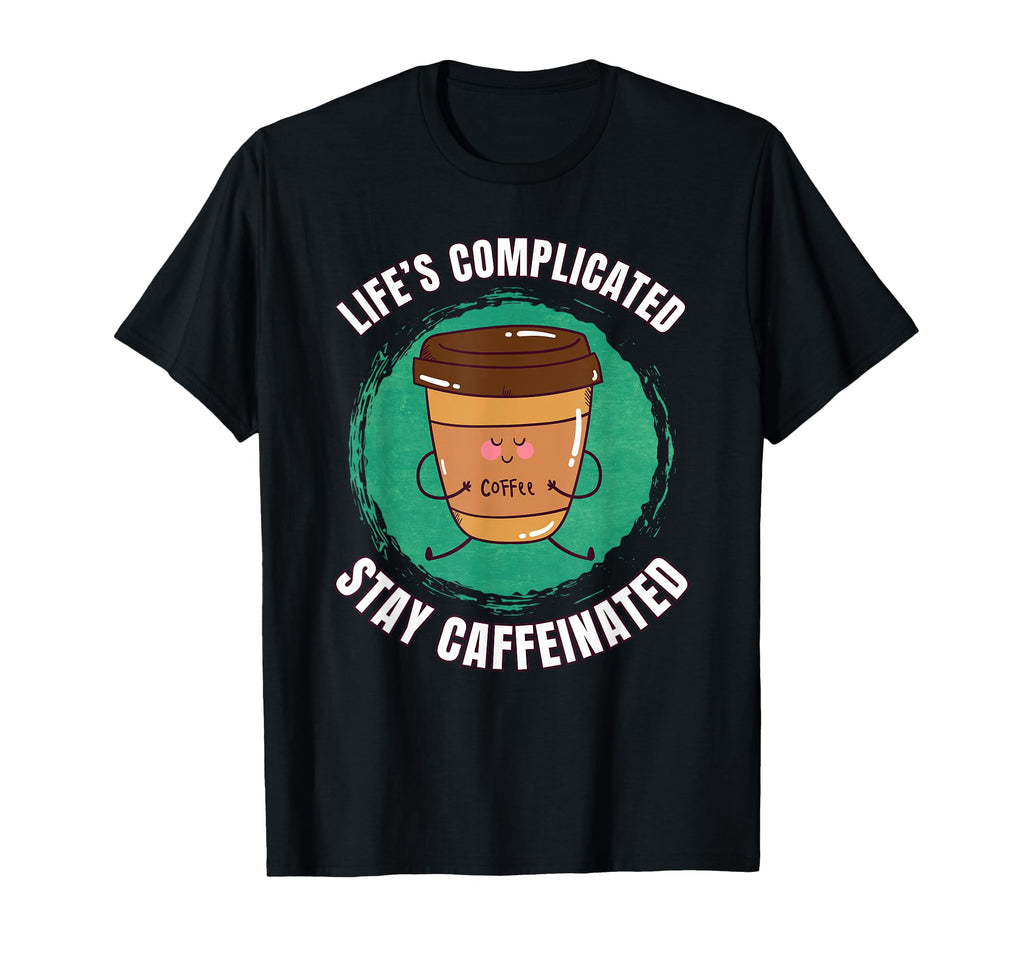 Funny Coffee Motivation Caffeine T-Shirt - Custom Art Print for Adults - T-Shirt, Sweatshirt, Hoodie