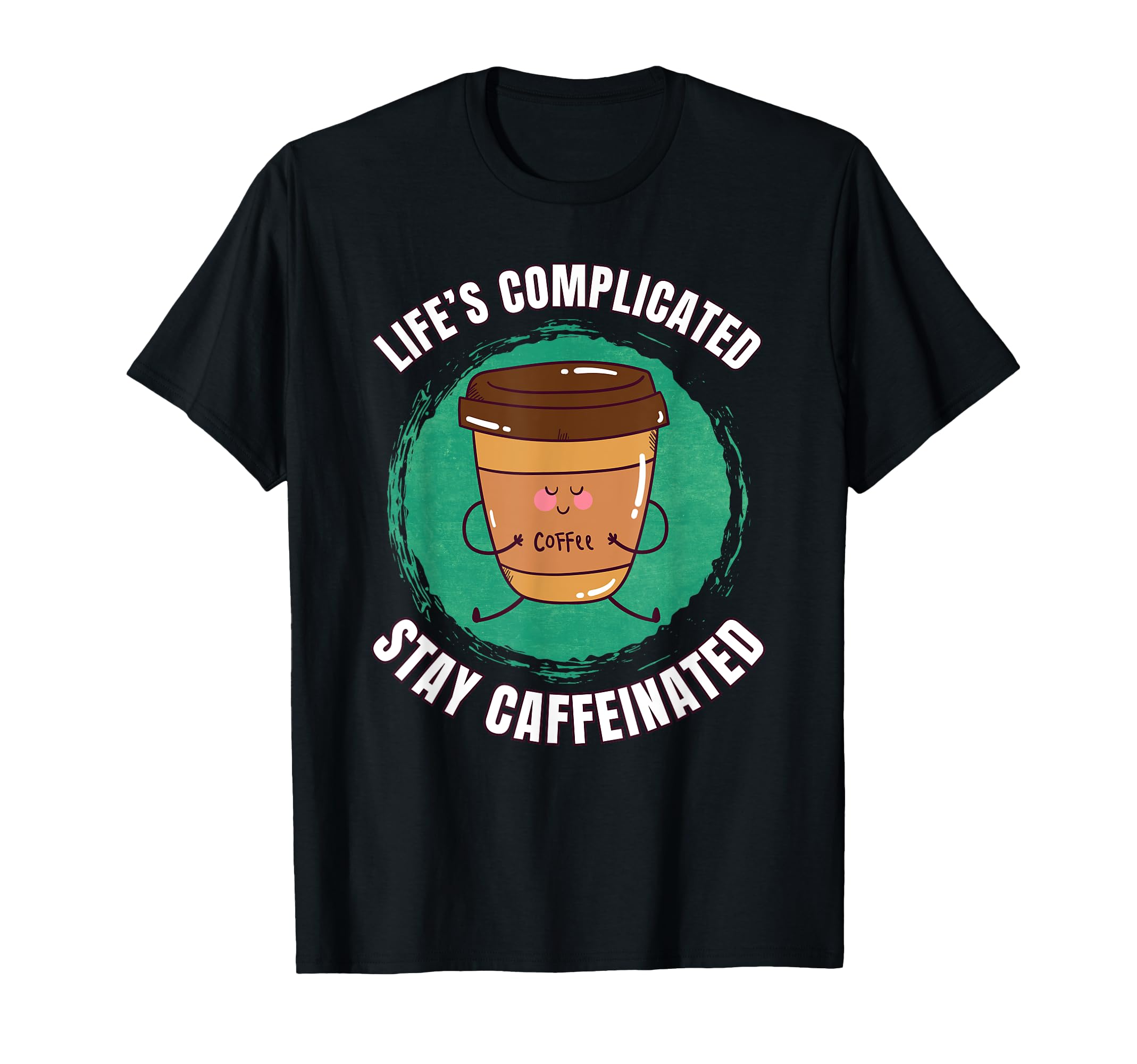 Funny Coffee Motivation Caffeine T-Shirt - Custom Art Print for Adults - T-Shirt, Sweatshirt, Hoodie