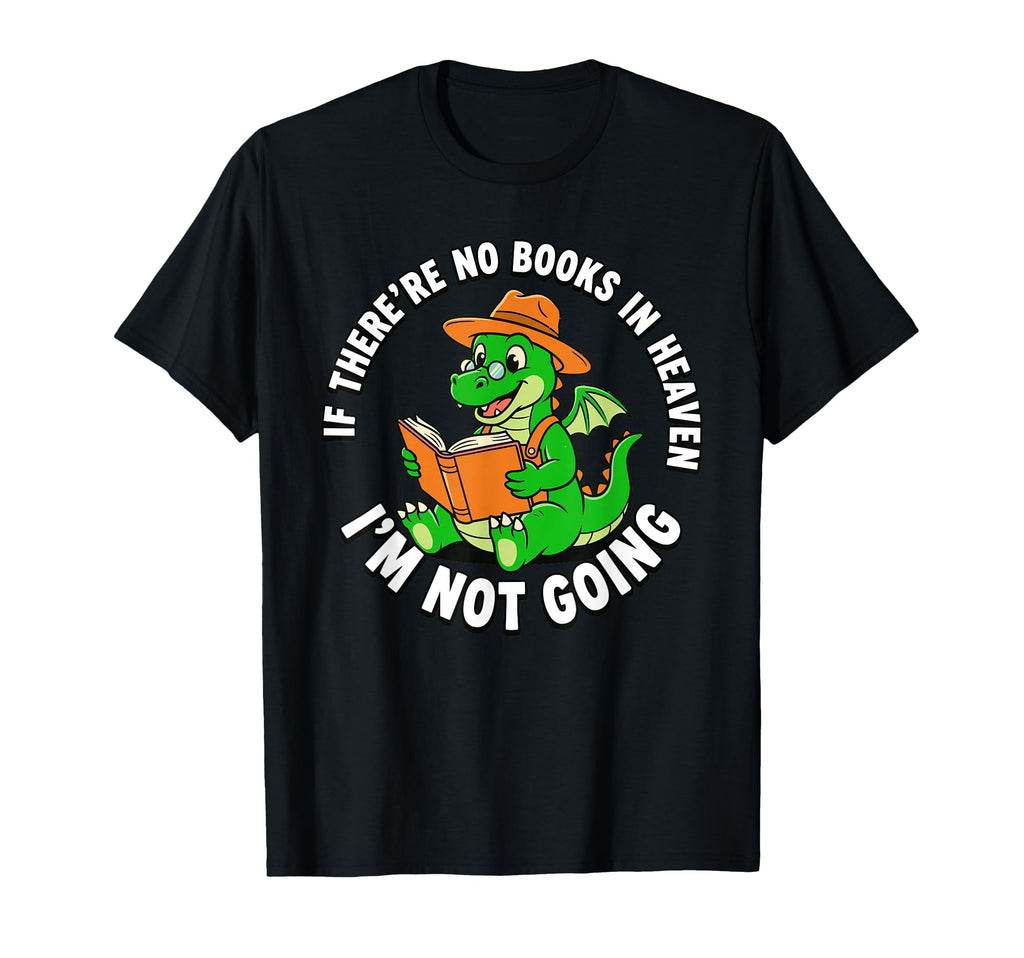 Book Reading Dragon T-Shirt - Graphic Print Men Women - T-Shirt, Sweatshirt, Hoodie