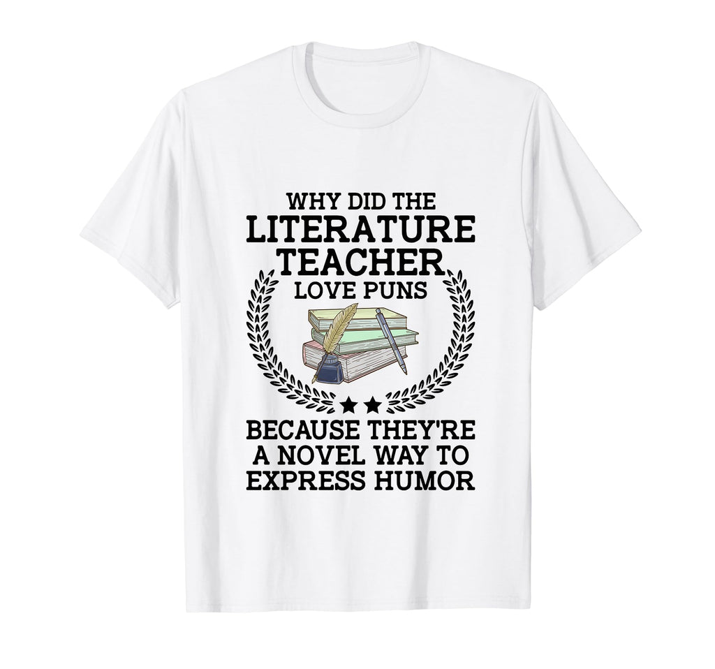 Literature Teacher School Teacher T-Shirt - Minimalist Print for Adults - T-Shirt, Sweatshirt, Hoodie