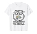 Literature Teacher School Teacher T-Shirt - Minimalist Print for Adults - T-Shirt, Sweatshirt, Hoodie