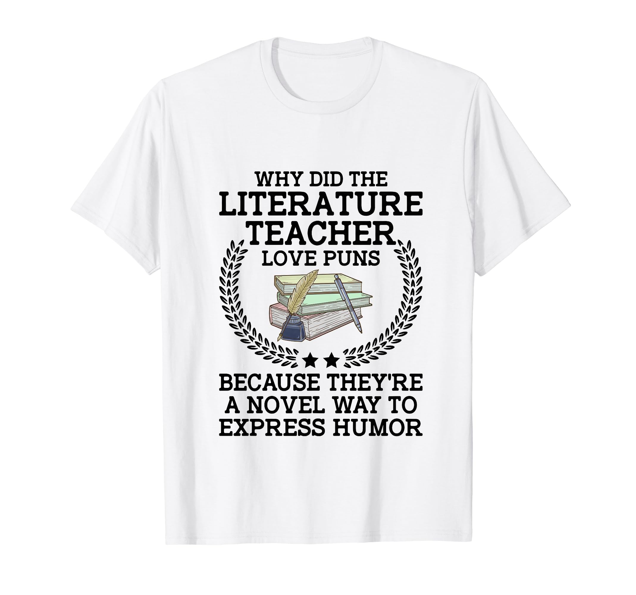 Literature Teacher School Teacher T-Shirt - Minimalist Print for Adults - T-Shirt, Sweatshirt, Hoodie