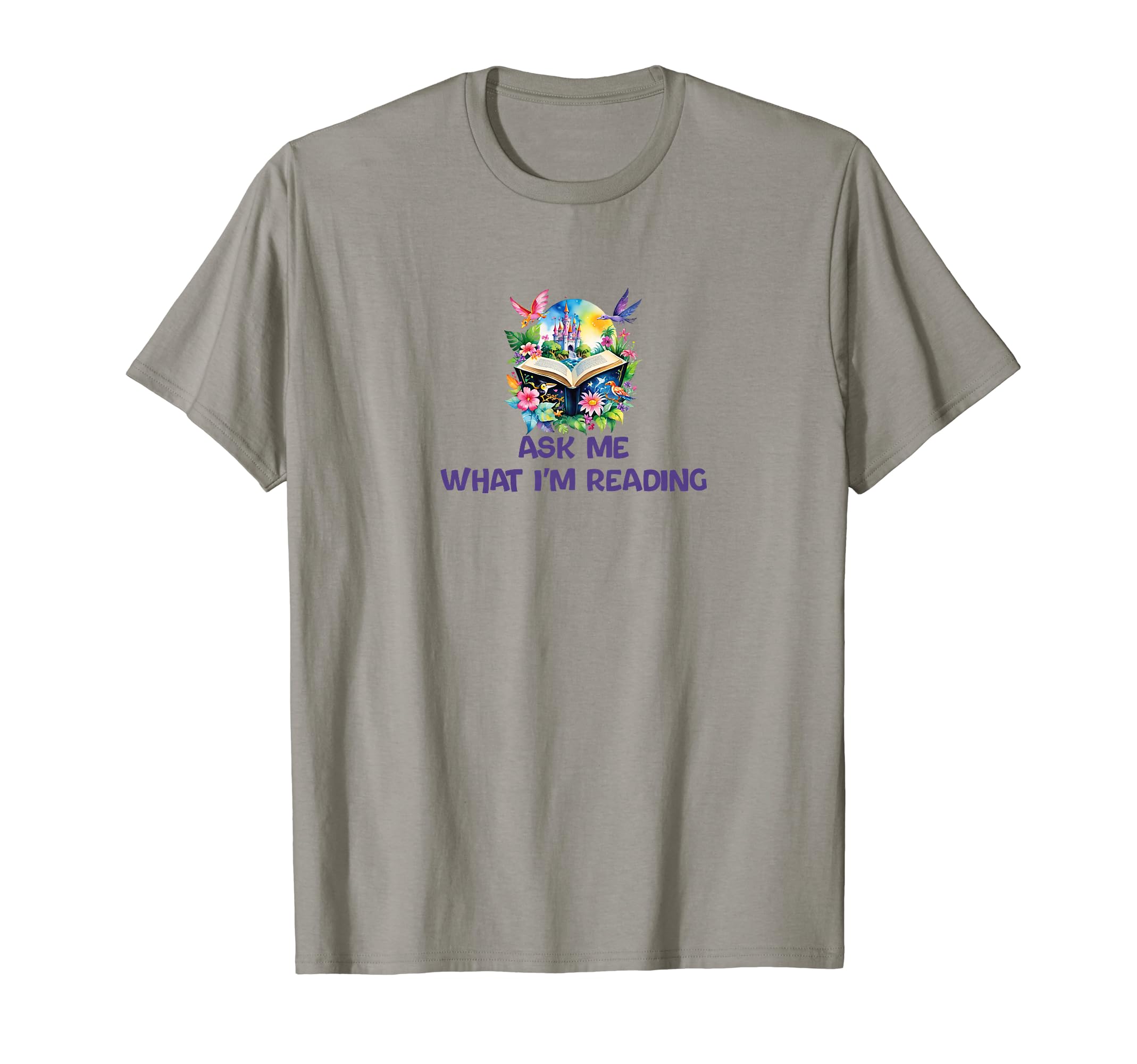 Ask Me What Im Reading Book Worm T-Shirt - Trendy Graphic Men Women - T-Shirt, Sweatshirt, Hoodie