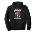Hold Partner Im Overstimulated Funny Hoodie - Minimalist Print Unisex - T-Shirt, Sweatshirt, Hoodie