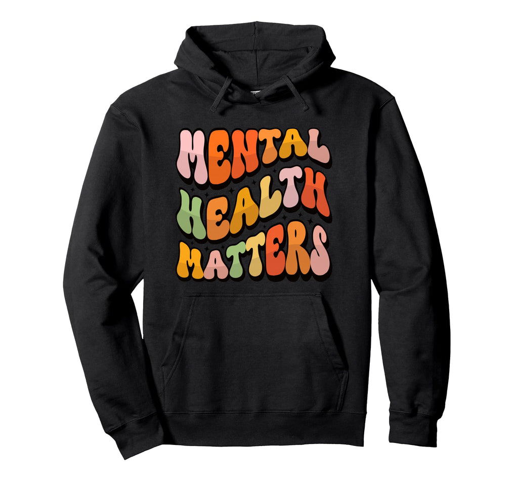 Mental Health Awareness Ribbon Items Sweatshirt - Minimalist Print Unisex - T-Shirt, Sweatshirt, Hoodie