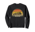 Sunset Evolution Meditation Yoga Sweatshirt - Fun Novelty Design Unisex - T-Shirt, Sweatshirt, Hoodie