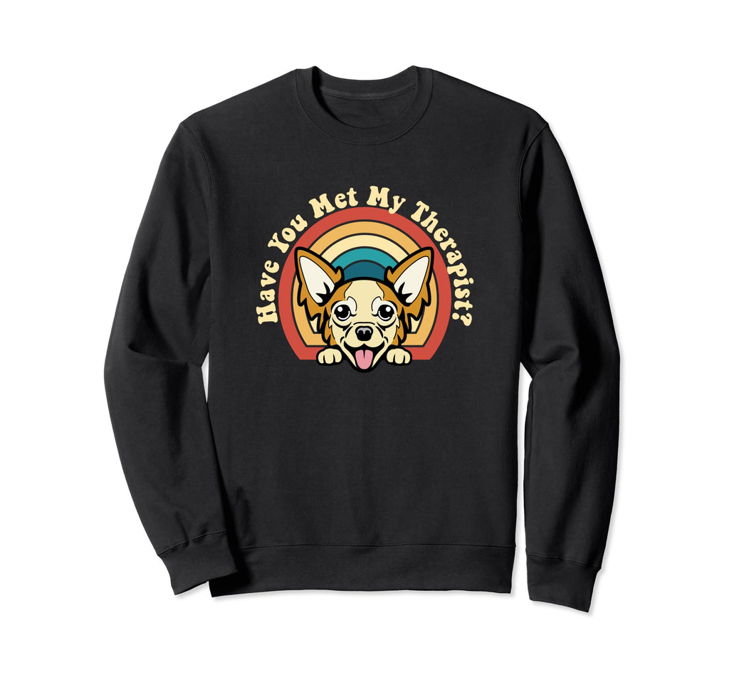 Emotional Support Therapy Dog Sweatshirt - Novelty Apparel Unisex - T-Shirt, Sweatshirt, Hoodie