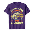 Im One Bad Bass Grandpa Funny T-Shirt - Casual Everyday Wear for Adults - T-Shirt, Sweatshirt, Hoodie