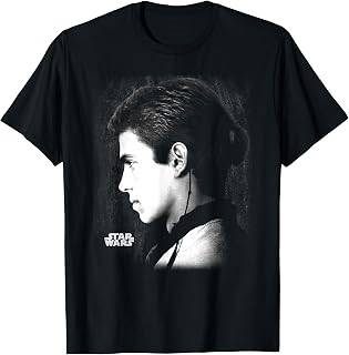 Ep II Anakin Black & White Side Profile Portrait T-Shirt Unisex T-shirt, Sweatshirt, Hoodie, Long Sleeve Tee - T-Shirt, Sweatshirt, Hoodie