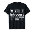 Introvert Label Signs T-Shirt - Unique Graphic Men Women - T-Shirt, Sweatshirt, Hoodie