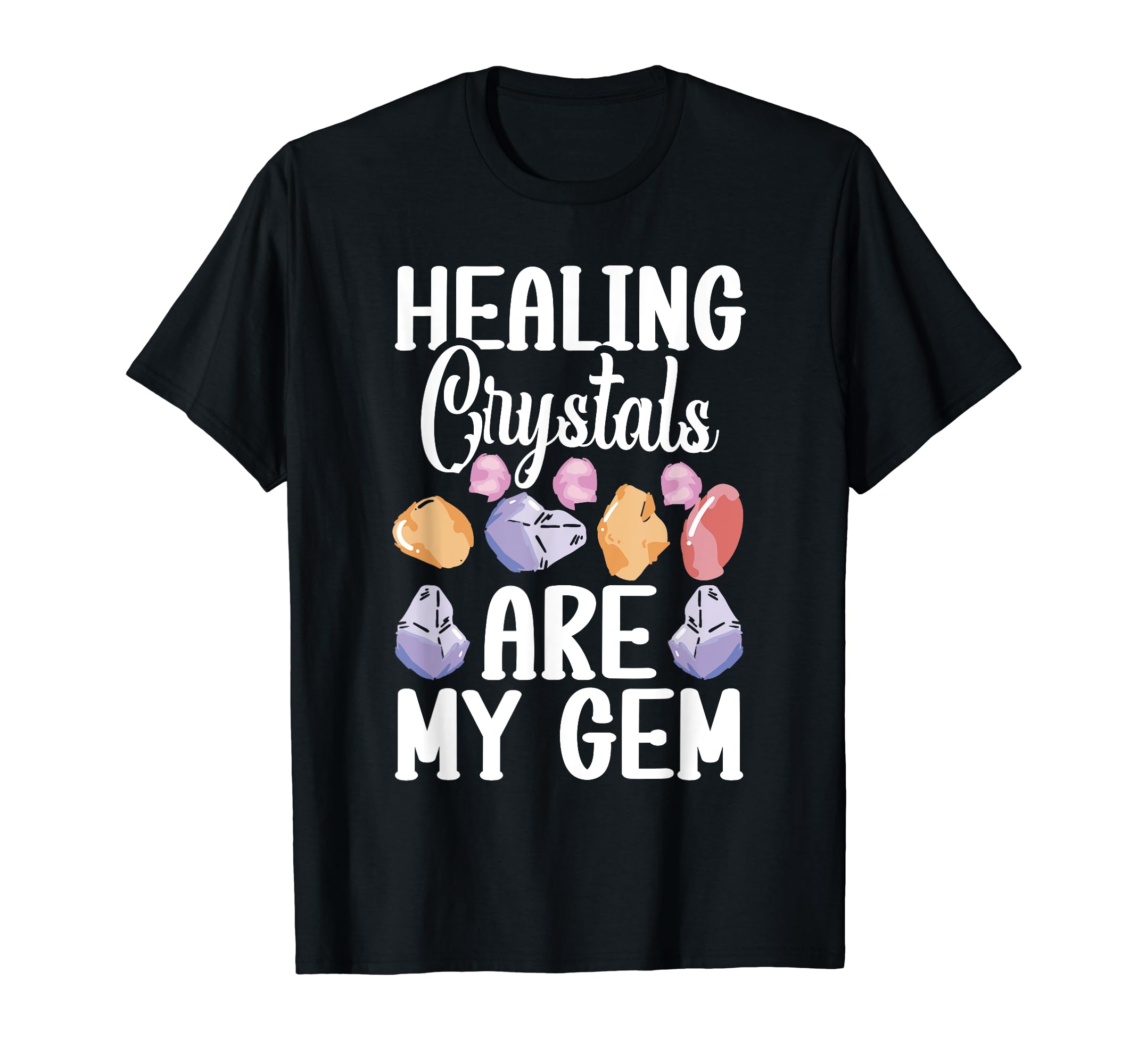 Crystal Healing Sage Crystal T-Shirt - Casual Everyday Wear for Adults - T-Shirt, Sweatshirt, Hoodie