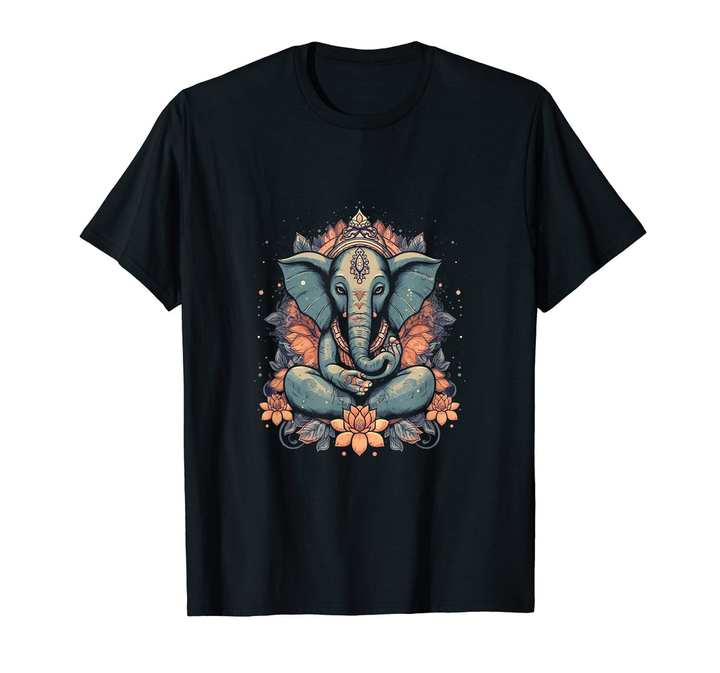 Yoga Elephant Meditation Mindfulness T-Shirt - Streetwear Style for Adults - T-Shirt, Sweatshirt, Hoodie