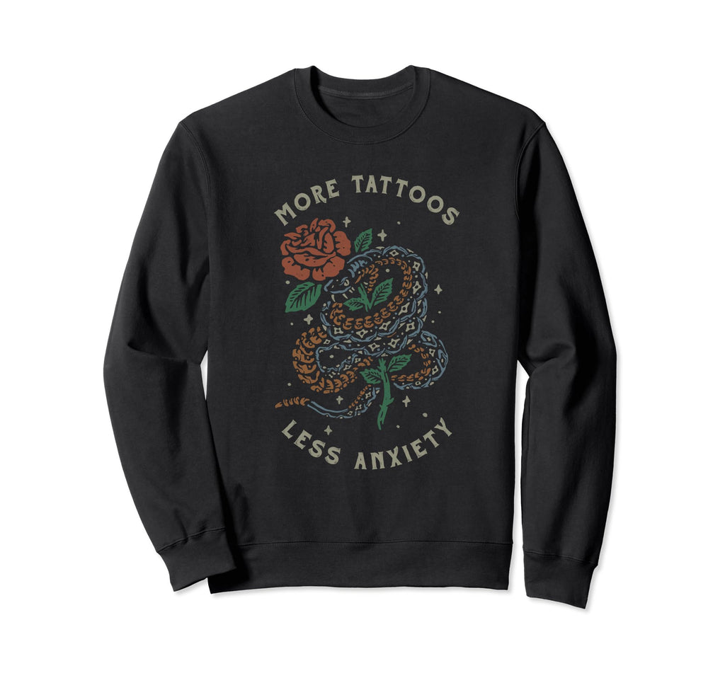 Sublimation Tattooed Mama Sweatshirt - Fun Novelty Design for Adults - T-Shirt, Sweatshirt, Hoodie