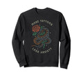 Sublimation Tattooed Mama Sweatshirt - Fun Novelty Design for Adults - T-Shirt, Sweatshirt, Hoodie