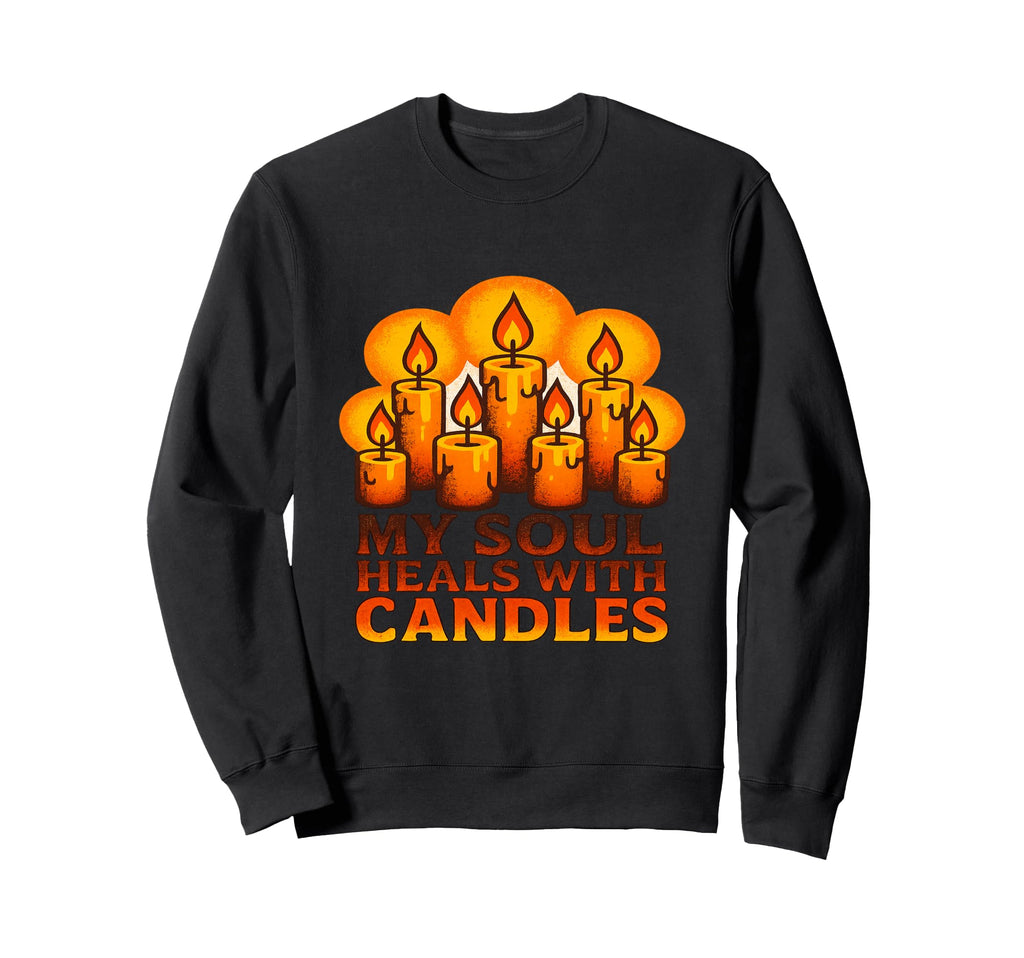 Candle Lover Vibes Self Cozy Care Sweatshirt - Trendy Graphic for Adults - T-Shirt, Sweatshirt, Hoodie