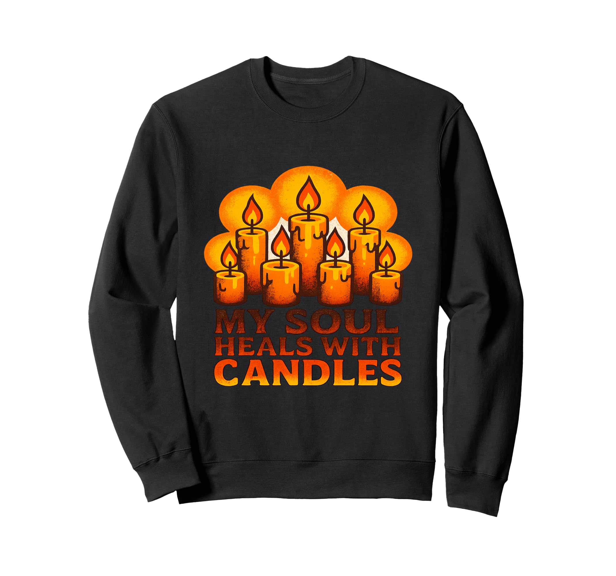 Candle Lover Vibes Self Cozy Care Sweatshirt - Trendy Graphic for Adults - T-Shirt, Sweatshirt, Hoodie
