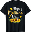 Funny Happy Mothers Day 2025 Cute Floral For Women Unisex T-shirt, Sweatshirt, Hoodie, Long Sleeve Tee - T-Shirt, Sweatshirt, Hoodie