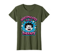 Overstimulated Is My Therapy Mental T-Shirt - Minimalist Print Unisex - T-Shirt, Sweatshirt, Hoodie