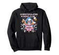 Overstimulated Moms Club Mom Depression Hoodie - Graphic Print Men Women - T-Shirt, Sweatshirt, Hoodie