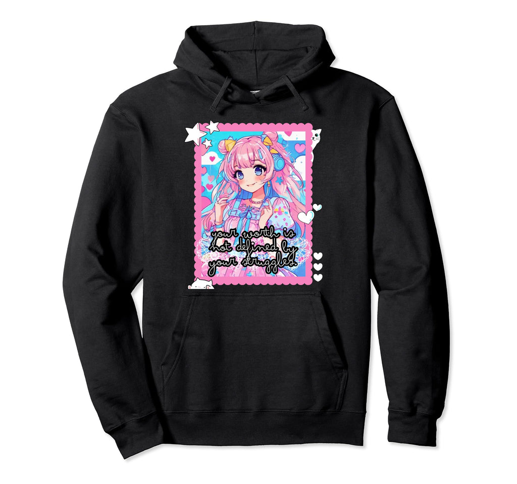 Gothic Dreams Empowered Mind Pastel Goth Hoodie - Minimalist Print Unisex - T-Shirt, Sweatshirt, Hoodie