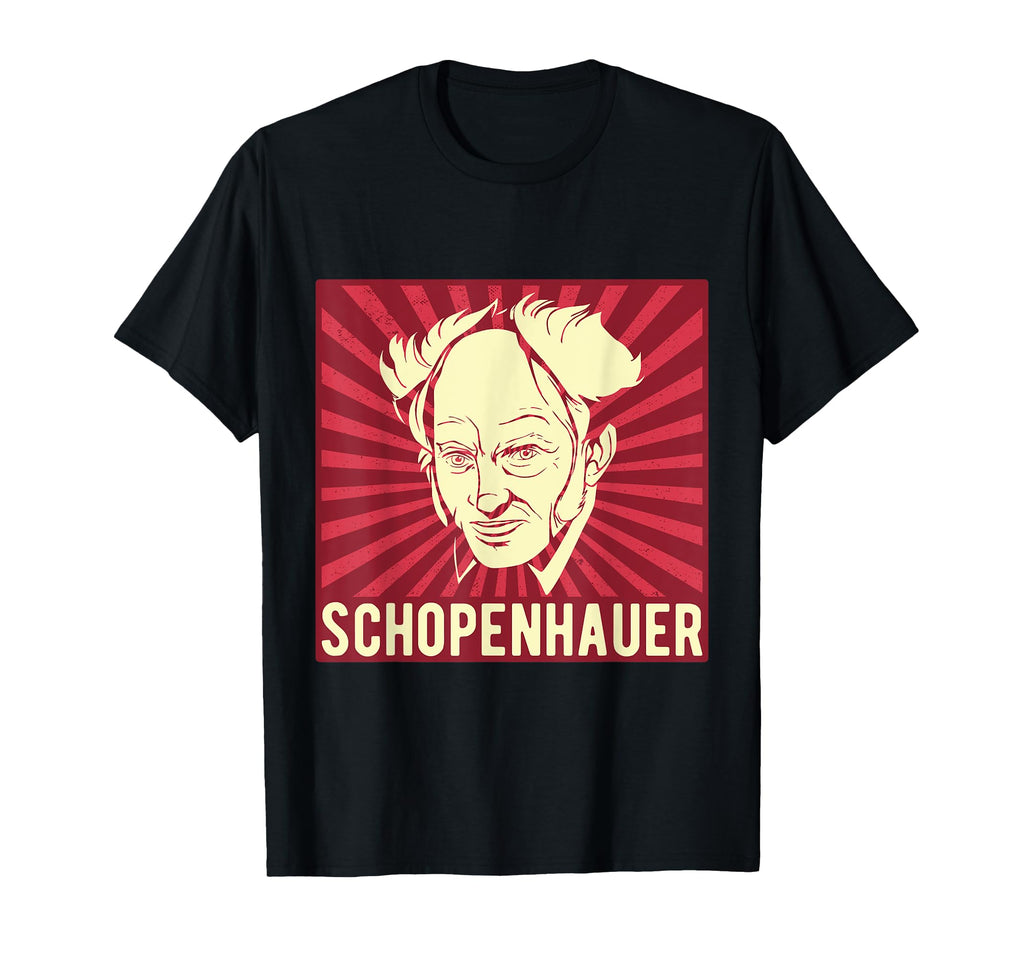 Arthur Schopenhauer Philosophy German T-Shirt - Unique Graphic Men Women - T-Shirt, Sweatshirt, Hoodie