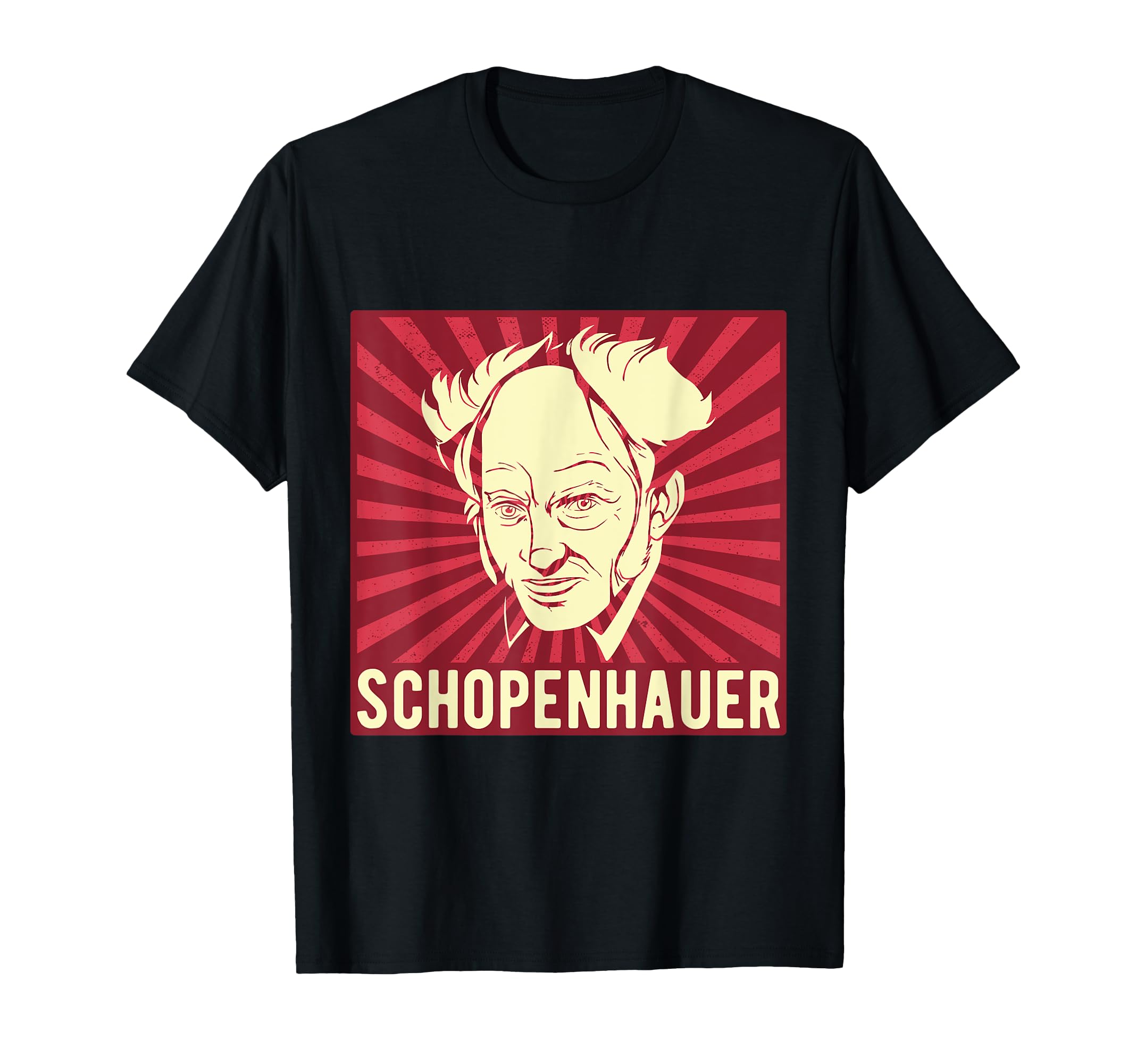 Arthur Schopenhauer Philosophy German T-Shirt - Unique Graphic Men Women - T-Shirt, Sweatshirt, Hoodie