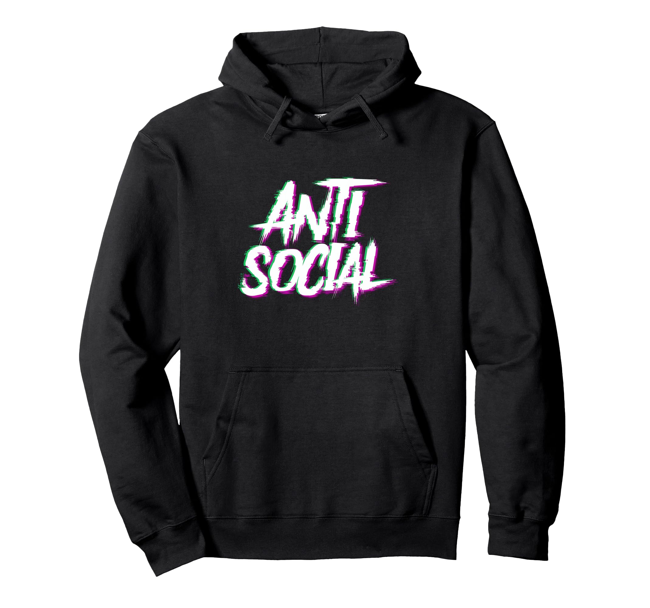 Anti Social Introvert Haters Edm Hoodie - Casual Everyday Wear Men Women - T-Shirt, Sweatshirt, Hoodie