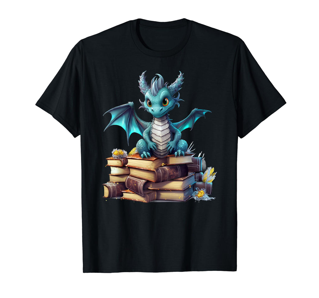 Chinese Year Dragon Dragon Books T-Shirt - Novelty Apparel for Adults - T-Shirt, Sweatshirt, Hoodie