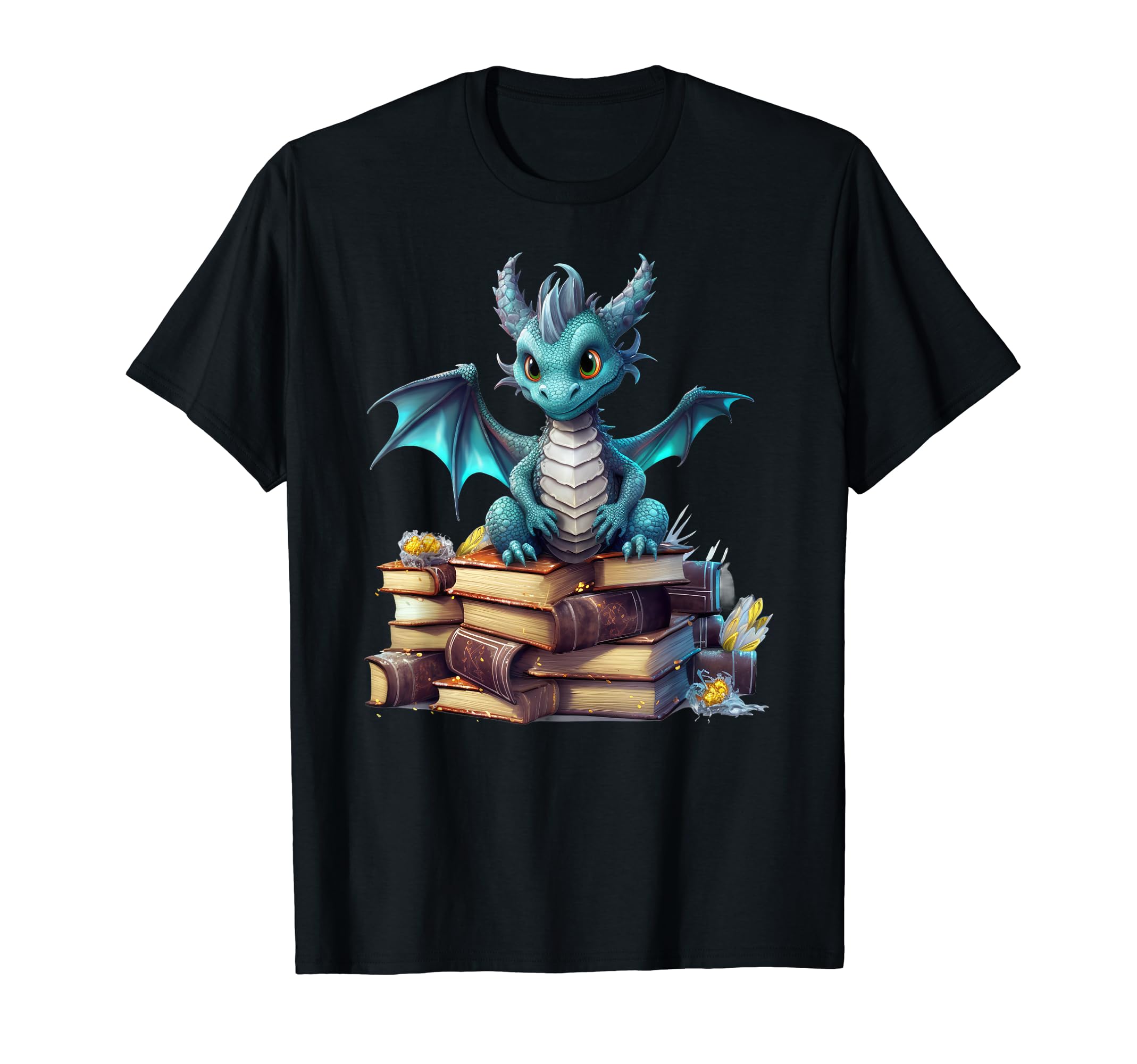 Chinese Year Dragon Dragon Books T-Shirt - Novelty Apparel for Adults - T-Shirt, Sweatshirt, Hoodie