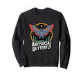 Moth Mann Cryptid Mothman Anti Sweatshirt - Unique Graphic for Adults - T-Shirt, Sweatshirt, Hoodie