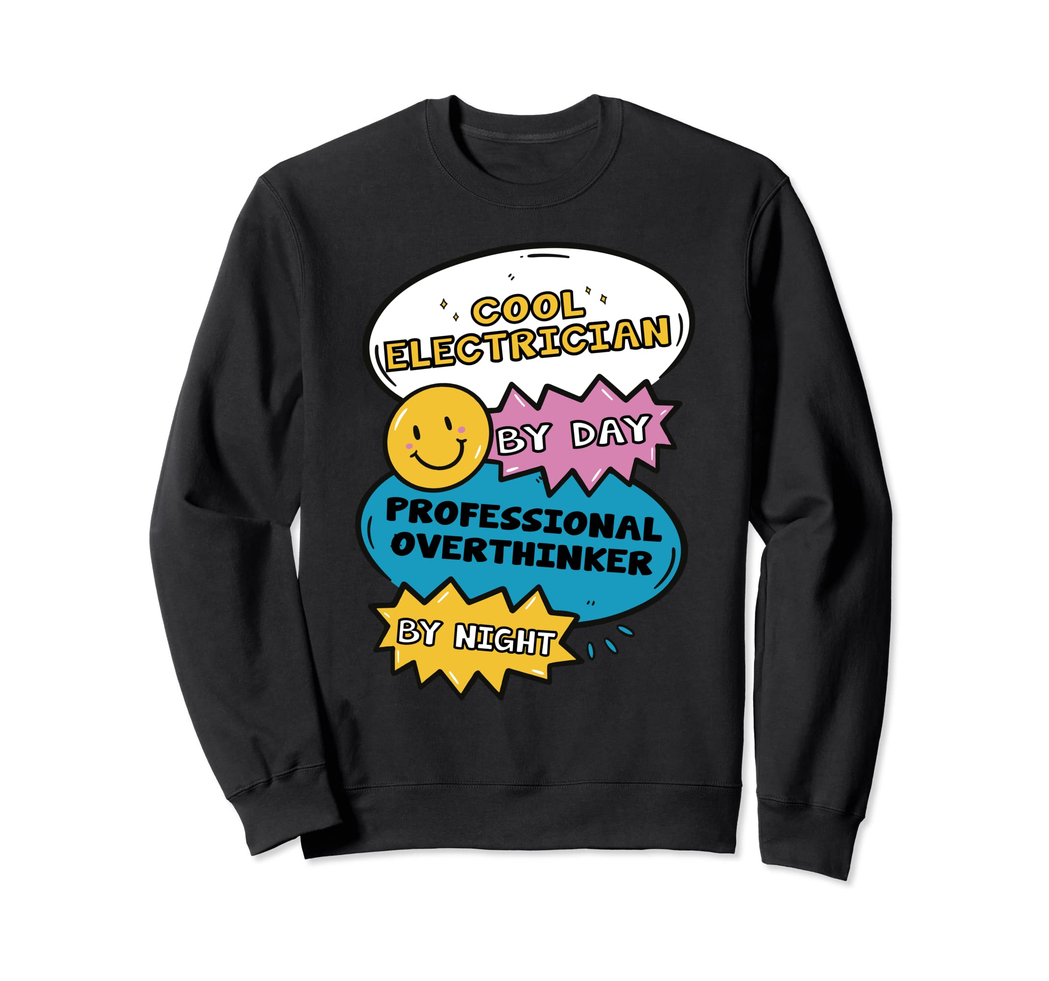 Electrician Day Professional Sweatshirt - Minimalist Print Men Women - T-Shirt, Sweatshirt, Hoodie