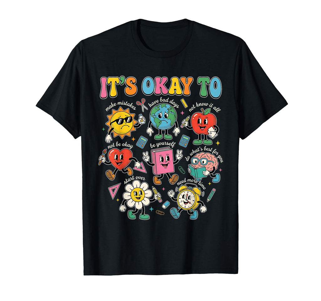 Its Okay To Make Mistakes Autism T-Shirt - Fun Novelty Design Unisex - T-Shirt, Sweatshirt, Hoodie