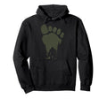 Sasquatch Or Bigfoot Forest Footprint Hoodie - Trendy Graphic Unisex - T-Shirt, Sweatshirt, Hoodie