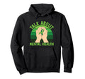 Green Ribbon Mental Health Awareness Sweatshirt - Custom Art Print Unisex - T-Shirt, Sweatshirt, Hoodie