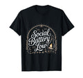Social Battery Low Outfit T-Shirt - Streetwear Style Unisex - T-Shirt, Sweatshirt, Hoodie