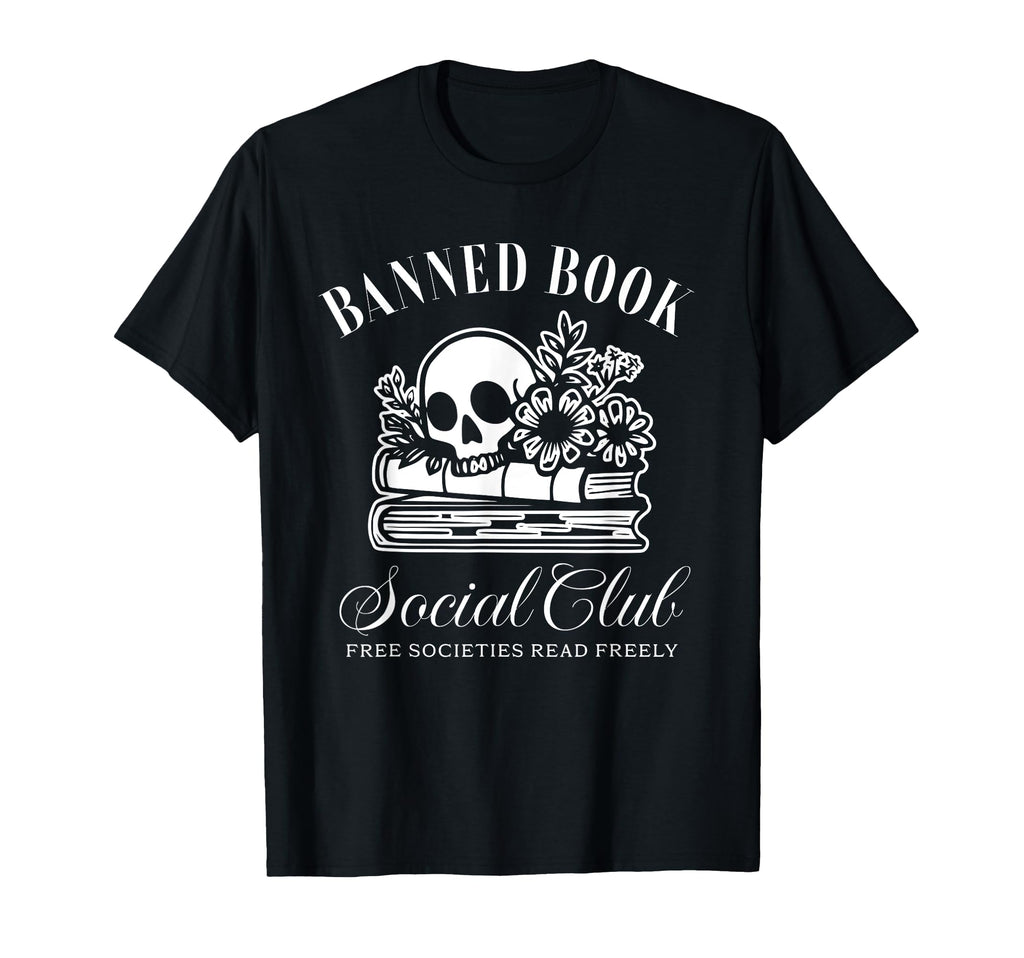 Banned Book Social Club Free Speech T-Shirt - Trendy Graphic Men Women - T-Shirt, Sweatshirt, Hoodie