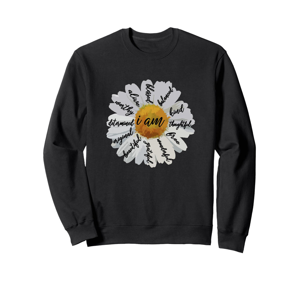 Motivational Positive Vibes Sweatshirt - Minimalist Print for Adults - T-Shirt, Sweatshirt, Hoodie